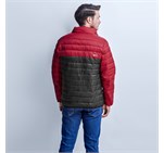 Mens Kyoto Two-Tone Jacket Black Red